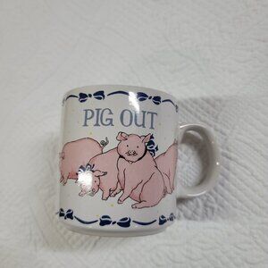 370. Pig Out Coffee Mug.
